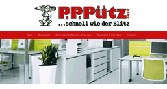 Desktop Screenshot of pppuetz.de