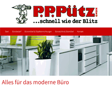 Tablet Screenshot of pppuetz.de